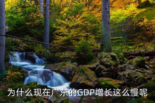 為什么現(xiàn)在廣東的GDP增長這么慢呢