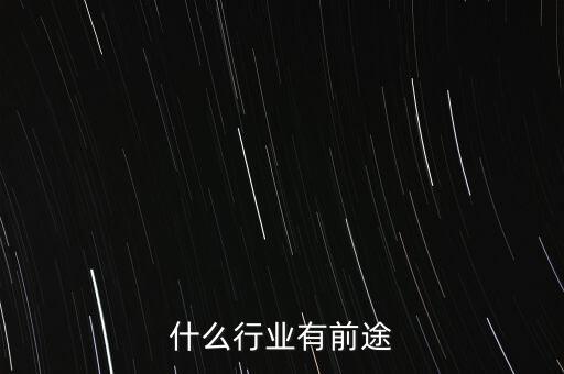 什么行業(yè)有前途