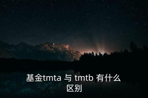 tmta是什么，基金tmta 與 tmtb 有什么區(qū)別