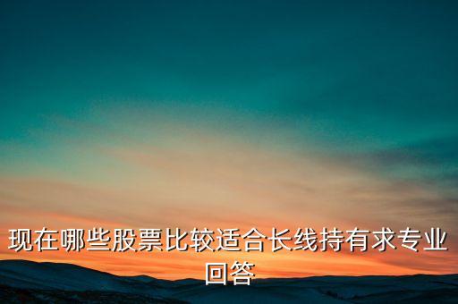 現(xiàn)在哪些股票比較適合長(zhǎng)線(xiàn)持有求專(zhuān)業(yè)回答