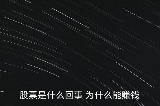 股票是什么回事 為什么能賺錢