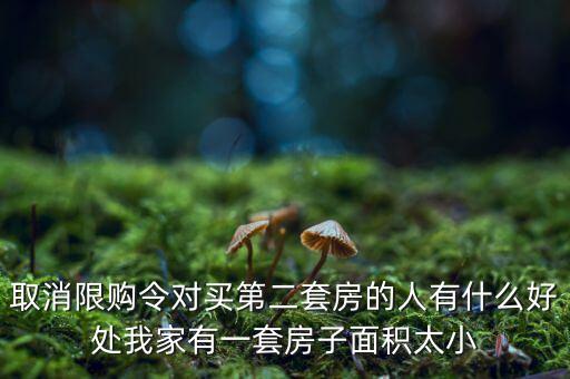 取消限購有什么好處，取消限購有什么好處