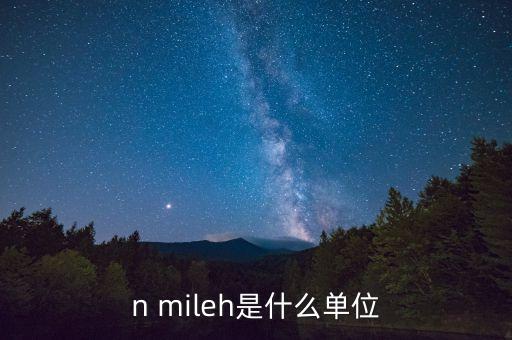 n惠倫是什么公司，n mileh是什么單位