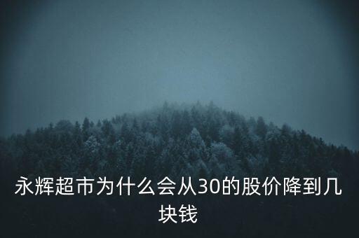 永輝超市為什么會從30的股價降到幾塊錢