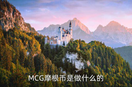 MCG摩根幣是做什么的