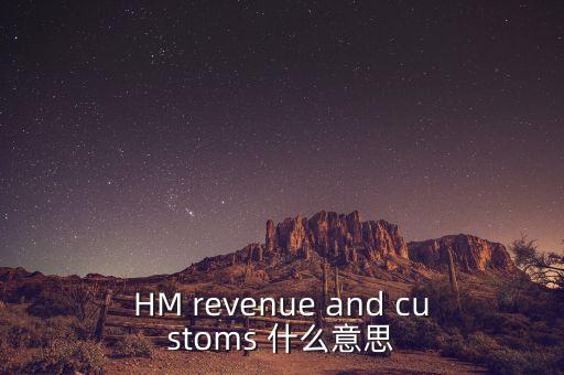 hmrc是英國(guó)的什么機(jī)構(gòu)，HM revenue and customs 什么意思