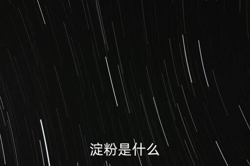 淀粉是什么