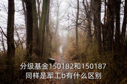 分級基金150182和150187同樣是軍工b有什么區(qū)別