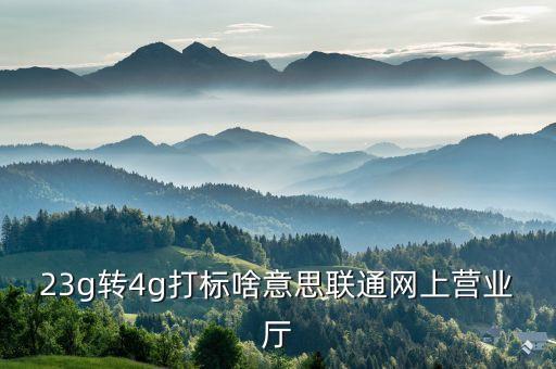 4g固網(wǎng)打標(biāo)什么意思，請(qǐng)問(wèn)聯(lián)通4G固網(wǎng)打標(biāo)這是什么意思今天上午去營(yíng)業(yè)廳變更了套餐