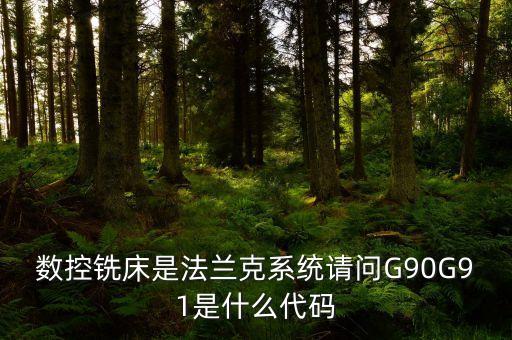 數(shù)控銑床是法蘭克系統(tǒng)請(qǐng)問(wèn)G90G91是什么代碼