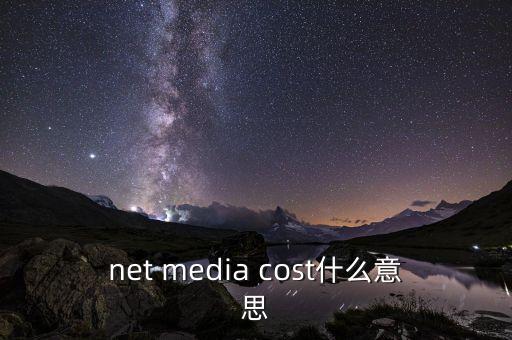 net media cost什么意思