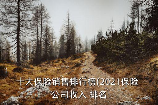 十大保險(xiǎn)銷售排行榜(2021保險(xiǎn) 公司收入 排名