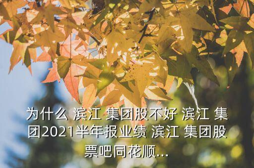 為什么 濱江 集團股不好 濱江 集團2021半年報業(yè)績 濱江 集團股票吧同花順...