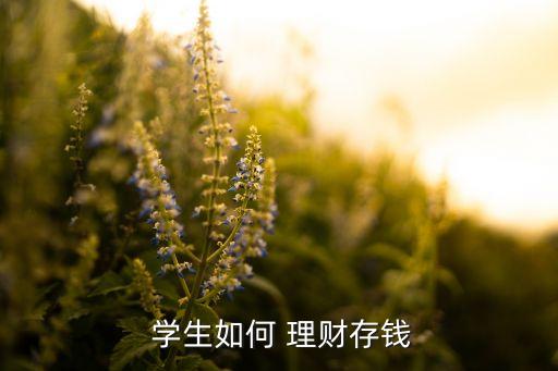 適合在校學(xué)生怎么投資理財(cái)