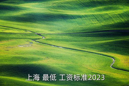  上海 最低 工資標(biāo)準(zhǔn)2023