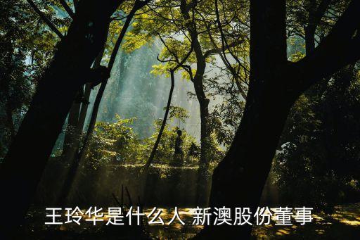 王玲華是什么人 新澳股份董事