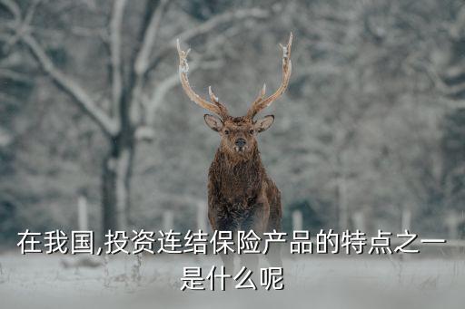 在我國(guó),投資連結(jié)保險(xiǎn)產(chǎn)品的特點(diǎn)之一是什么呢