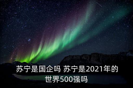  蘇寧是國(guó)企嗎 蘇寧是2021年的世界500強(qiáng)嗎