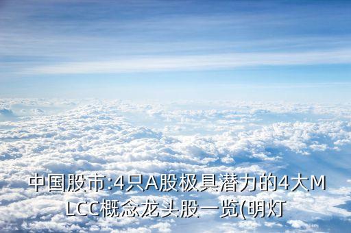 中國(guó)股市:4只A股極具潛力的4大MLCC概念龍頭股一覽(明燈