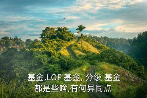  基金,LOF 基金, 分級(jí) 基金都是些啥,有何異同點(diǎn)