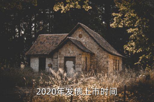 2020年發(fā)債上市時間