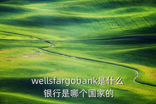 wellsfargobank是什么 銀行是哪個國家的