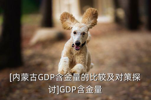 [內(nèi)蒙古GDP含金量的比較及對策探討]GDP含金量