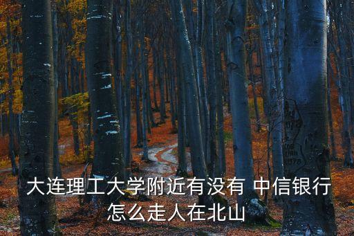  大連理工大學(xué)附近有沒(méi)有 中信銀行怎么走人在北山