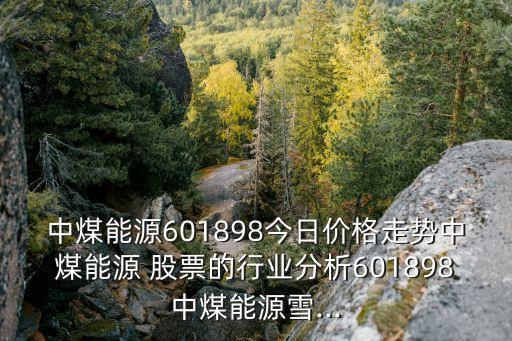 中煤能源601898今日價(jià)格走勢(shì)中煤能源 股票的行業(yè)分析601898中煤能源雪...