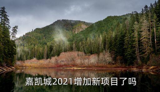  嘉凱城2021增加新項(xiàng)目了嗎