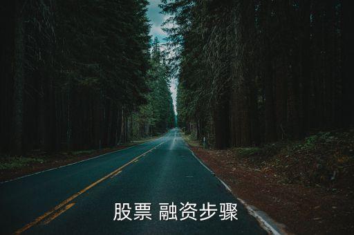 股票 融資步驟