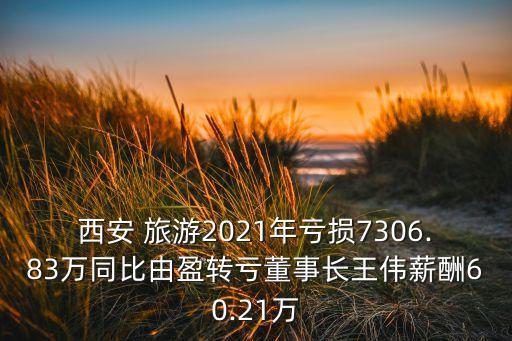 西安 旅游2021年虧損7306.83萬同比由盈轉(zhuǎn)虧董事長(zhǎng)王偉薪酬60.21萬