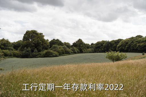 工行定期一年存款利率2022