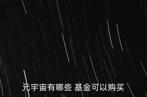 元宇宙有哪些 基金可以購(gòu)買