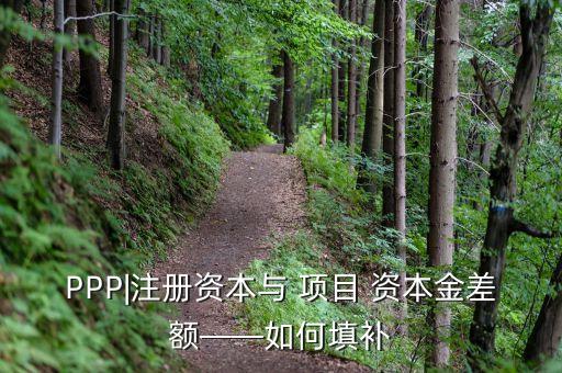 PPP|注冊(cè)資本與 項(xiàng)目 資本金差額——如何填補(bǔ)