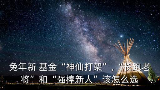 兔年新 基金“神仙打架”,“長跑老將”和“強(qiáng)棒新人”該怎么選