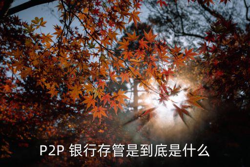 銀行也要做p2p,銀行做客服有沒(méi)有發(fā)展