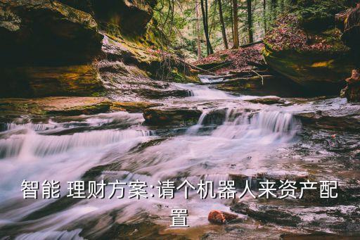 智能 理財(cái)方案:請個(gè)機(jī)器人來資產(chǎn)配置