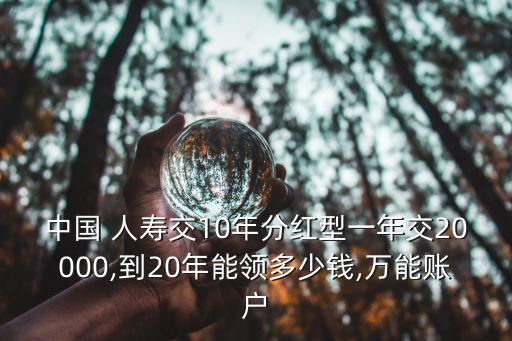 中國(guó) 人壽交10年分紅型一年交20000,到20年能領(lǐng)多少錢(qián),萬(wàn)能賬戶(hù)