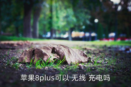 蘋果8plus可以 無線 充電嗎