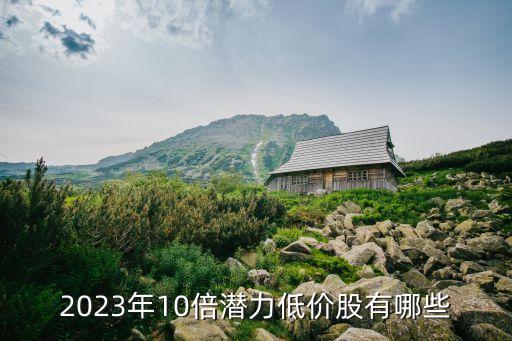 2023年10倍潛力低價股有哪些