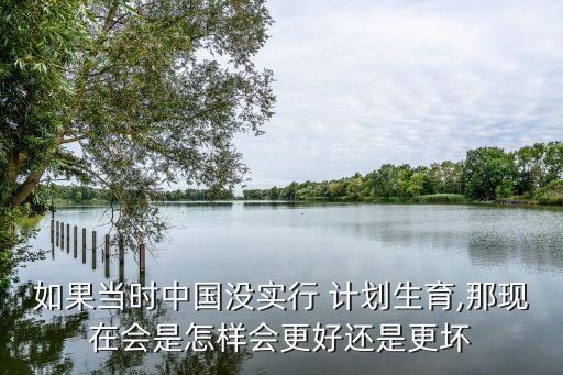 如果當(dāng)時(shí)中國(guó)沒實(shí)行 計(jì)劃生育,那現(xiàn)在會(huì)是怎樣會(huì)更好還是更壞