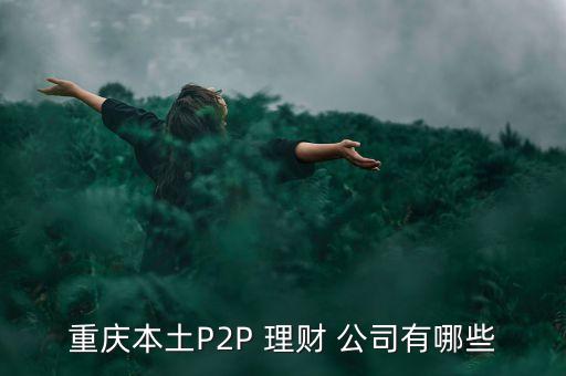 重慶本土P2P 理財 公司有哪些