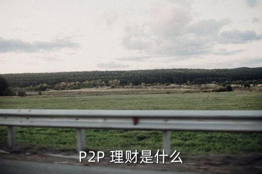 P2P 理財是什么