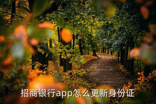 招商銀行app怎么更新身份證