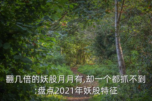 翻幾倍的妖股月月有,卻一個(gè)都抓不到:盤點(diǎn)2021年妖股特征