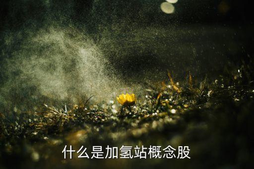 什么是加氫站概念股