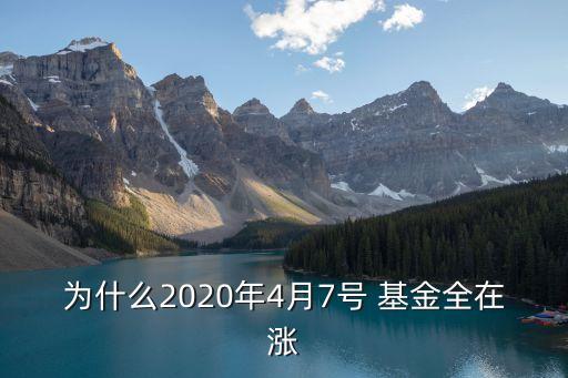 為什么2020年4月7號 基金全在漲