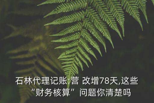 石林代理記賬:營 改增78天,這些“財(cái)務(wù)核算”問題你清楚嗎