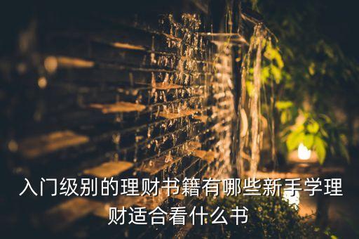  入門級(jí)別的理財(cái)書籍有哪些新手學(xué)理財(cái)適合看什么書